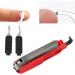 Nail Clippers Manicure Clippers Mobile Phone Support Wear Resistant for Nail Salon for Household(Red Black) - Buy Online on GoSupps.com
