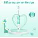 Seago SG-977 Electric Toothbrush for Kids (3-12 Years) - Waterproof Smart Timer 4 Soft Brush Heads Colorful Light - Perfect for Boys & Girls - Buy Online on GoSupps.com