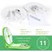 Vech Camping Silverware Kit - 11 Piece Utensil Set for 2 - White Plate, Spoon, Knife, Fork - Portable Mess Kit for Hiking, BBQ, Travel - Buy Online on GoSupps.com