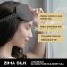 ZIMASILK 100% Mulberry Silk Sleep Mask - 22 Momme, Premium Silk Filled, Soft & Breathable Eye Mask (Blackish Grey) - Buy Online on GoSupps.com