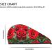 Red Rose Coral Velvet Dry Hair Cap | Ideal for Home Travel Pool Parties & Baths Shop Now - Buy Online on GoSupps.com