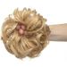 2-Piece Blonde Messy Hair Bun Extensions for Women and Girls - Curly Wavy Hair Scrunchies - Easy Updo Chignons - Synthetic Donut Hair Pieces - 24 - Buy Online on GoSupps.com