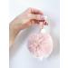 SWEDEY Faux Fur Pom Pom Keychain Hand Sanitizer Holder - Refillable & Clip-On for Backpacks or Purses (Pink) - Buy Online on GoSupps.com