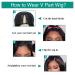Goldfinch Ombre V Part Bob Wig | Human Hair Highlight Blonde | 12 Inch 150% Density | Beginner Friendly Half Wig - Buy Online on GoSupps.com