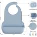 HighBeeG Adult Bibs with Crumb Catcher - Waterproof Silicone Feeding Bib for Adults | Clothing Protector for Elderly Men/Women & Disabled | Perfect Gift for Parents - Buy Online on GoSupps.com