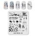 Alexnailart Stainless Steel Nail Stamp Template - DIY Manicure & Nail Art Decoration TR009 | International Shipping - Buy Online on GoSupps.com