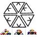 Zetiling 6PCS Magic Rack Billiards Sheet - Pool Table Triangle Ball Holder for 8, 9, and 10 Ball Rack - Cue Accessories - Buy Online on GoSupps.com