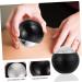 Plafope Handheld Massage Ball - Portable Ice Roller Massager for Face & Body | Cold Therapy & Relaxation Device 6.5x6.5cm - Black - Buy Online on GoSupps.com