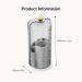 Makeup Brush Holder Rotating Makeup Brush Organizers Makeup Brush Storage Organizers Desktop Organizers For Cosmetics Milky - Buy Online on GoSupps.com