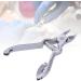 Toe Nail Clipper Pedicure Toe Nail Clipper Easy Clean Widely Used Pedicure Nail Cutter Easy Use for Man for Living Things - Buy Online on GoSupps.com