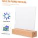 AOKWAWALIY Nail Display Board False Nail Board False Nail Training Acrylic Nail Display Stand Small Acrylic Sign Holder Nail Art Display Board Fake Nails Storage Box Manicure Wood - Buy Online on GoSupps.com