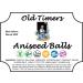 Old Timers Original Aniseed Balls in Reusable Retro Victorian Style Plastic Jar 1.8 Litres 1.5 Kilogram - Buy Online on GoSupps.com