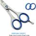 Haryali London 6.0 Inch Hair Cutting Scissors | Stainless Steel Hairdressing Shears for Barbers | Professional Scissors with Pouch for Salon and Home Use - Blue - Buy Online on GoSupps.com