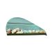 Wood Grain Microfiber Hair Towel Soft Super Absorbent Hair Towel Wrap for Women Coral Velvet Quick Dry Hair Cap for Long Curly and Thick Hair