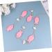 Alipis 1 Pc Fish Hanging Ornament Wedding D cor Woodsy Decor Wood Decor Pink Hanging String Shell Pink 102X4.2CM - Buy Online on GoSupps.com