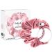 Bellody Scrunchies with - velvety soft strong hold Velvet look exclusive colors (1 piece - Mellow Rose) - Hair tie scrunch in pink