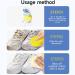 Multipurpose Cleaning Cream 260g Multi-functional Stain Removal Cleaner with Sponge Shoes Decontaminate Solid Cleaning Paste White Shoe Cleaning Cream for Shoes Clothes - Buy Online on GoSupps.com