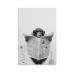 Weershun poster "monkey on toilet" newspaper poster children bathroom humor funny animal on toilet black and white poster canvas 90s wall art aesthetic poster 30 x 45 cm 12x18inch (30x45cm) without frame style8th