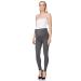 SOFTSAIL Maternity Leggings Pregnancy Pants Cotton Trousers with Belly Support Over Bump High Waisted Stretchy Soft Women Maternity Clothes Pregnancy Wear 10 Graphite