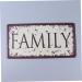 Alipis Home Decor Vintage Decor Vintage Sign Wall Decor License Plate Decorations European and American - Buy Online on GoSupps.com