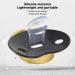 BPA Free Silicone Bling Baby Pacifier with Clips - Black | Safe & Stylish for 6-18 Months - Buy Online on GoSupps.com