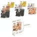 Exqline Mexican Train Dominoes Accessory Set with Wooden Hub, Scorepad, and Train Markers - Buy Online on GoSupps.com