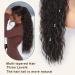 ORSUNCER Claw Long Wavy Ponytail Extension - Black Brown Curly Clip-in Hair Extensions for Women - Fluffy Synthetic Hairpiece for Daily Wear - Buy Online on GoSupps.com
