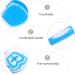 Milisten Plastic Tongue Scraper - Reusable Tongue Cleaner for Adults (Orange & Blue) - 2 Pack | International Shipping Available - Buy Online on GoSupps.com
