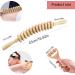 2 Pieces Wooden Massage Roller Set | Fascia Rod & Fascia Stick for Deep Tissue Relief | Massage Scooter & Roller for Ultimate Relaxation - Buy Online on GoSupps.com