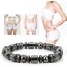 Magnet Bracelet for Weight Loss Black Stone Magnetic Therapy Bracelet for Men & Women | Healthcare Biomagnetism & Weight Reduction - Buy Online on GoSupps.com