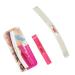 Hair Cutting Clip Tools Professional DIY Home Bangs Trimmer Styling Aid Clip Comb Hairstyle Typing Trim Ruler Kits for Layers Bangs Bobs Trims Split Ends (White/Pink)