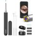Ear Wax Removal Kit Ear Cleaner with 1080p HD Camera and 6 Cool White LED Lights Wireless 1080p HD Ear Otoscope with Facial Cleansing Brush for iOS & Android(Black) 2