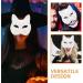 Buy Ifundom 8-Piece DIY Empty Fuchskatzen Masks - Pure White Graffiti Masks for Cosplay & Hand Painting - Buy Online on GoSupps.com