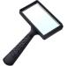 3X Lightweight Handheld Magnifier Rectangular High Clarity Reading Scratch Resistant Glass Lens for Reading Hobbies Repair Observation Hobbies and Crafts Better Life