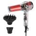 Hair Dryer Diffuser Hairdryer Hairdryers for Women Travel Blow Dryer Hair Dryers Lightweight High Power Hot and Cold Air Negative Ions 2000W (21X29cm Red) 21X29cm Red