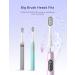 FOSOO Electric Toothbrush Replacement Big Clean Brush Heads | Compatible with ACE/APEX/NOV Electric Toothbrush | Pack of 3 - Buy Online on GoSupps.com