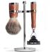 Benjamin Barber Classic 3-Piece Shaving Set - Stylish & Durable Wooden Handle Razor | High-Quality Grooming Essentials - International Shipping Available - Buy Online on GoSupps.com