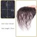 10inch Real Human Hair Topper 8x12cm Rose Base Loose Curly Clip in Hairpiece for Women Cover Thin Hair (Brown) - Buy Online on GoSupps.com