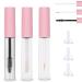 10ml Empty Mascara Tube and Wand Glass Amber 3pcs DIY Mascara Tubes Empty for Castor Oil Glass Mascara Bottles Ideal Kit for DIY Cosmetics (3pcs)