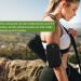High Elasticity 2-Part Base Belt & Waterproof Phone Bracelet Bag Set for Jogging Fitness Hiking & Cycling - Black - Buy Online on GoSupps.com