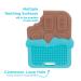Nuby All Silicone Teether - Milk Carton/Chocolate Bar - 3+ Months - Buy Online on GoSupps.com