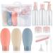 Yibaijia 12 Pcs Travel Bottles Set 60 ML Travel Bottles & Containers Empty Refillable Squeeze Bottles Containers Squeezable Travel Size Bottles Set for Travel Toiletries Shampoo Conditioner