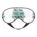 Not All Who Wander are Lost1 Sleep Mask Adjustable Double -Sided Eye Mask Soft Sleeping Eye Covers for Sleeping Perfect Shading Reduce Eye Edema