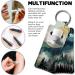 OLYCRAFT 2pcs Lipstick Holder Keychain - Portable Lip Balm Holders & Travel Key Ring for Lipstick & Chapstick - Sun Moon Mountain Forest Design - Buy Online on GoSupps.com