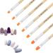 AvoDovA 7PCS Nail Art Brush Set for DIY Nails Design - Home Salon Nail Tips Acrylic UV Gel Painting Pen - Buy Online on GoSupps.com