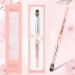100% Kolinsky Acrylic Nail Brush Size 8 - Cherry Blossom Pink | Wood Handle, Round Oval Shaped Acrylic Powder Brush for Professional Manicure at Home Salon - Buy Online on GoSupps.com