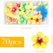 Edible Cupcake Topper - GLADFRESIT - 70 Pcs Multicolour Edible Butterfly Cake Decorations for Birthday Holiday Party Wedding Cake Decoration Single Edible Wafer Paper Colorful Flowers - Buy Online on GoSupps.com