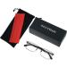 OCCI CHIARI Men's Fashion Reading Glasses | Spring Hinge Eyewear - Quality Readers 0 to 6.0 | Stylish Black & Grey Options for International Shipping - Buy Online on GoSupps.com