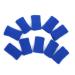 FRCOLOR 10 Pieces Finger Sleeves Finger Braces Sports Sleeves Thumb Protector medium Blue
