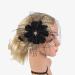 AJTUTUS Party Fascinator Hair Clip for Party Wedding Women Feather Mesh Fascinator Hair Pin Big Flower Church Headdress - Buy Online on GoSupps.com